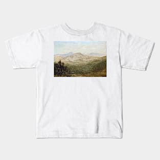 John Frederick Kensett Mountains in Colorado Kids T-Shirt